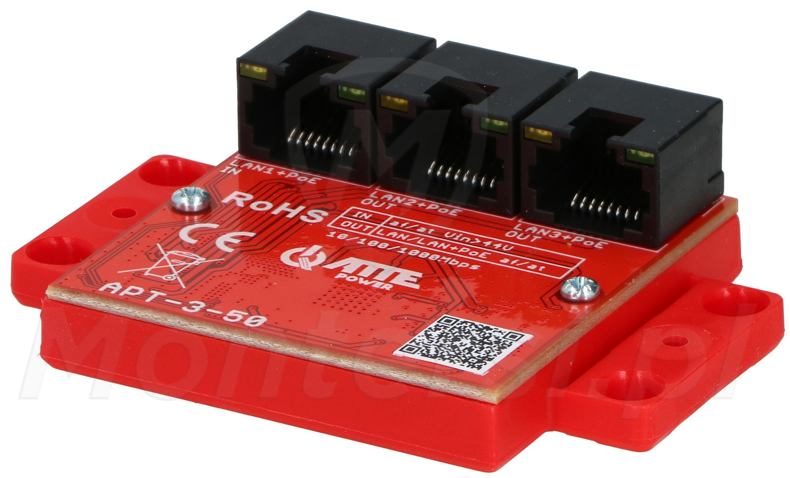 APT-3-50 - Niezarządzalny switch PoE 10/100/1000 Mb/s