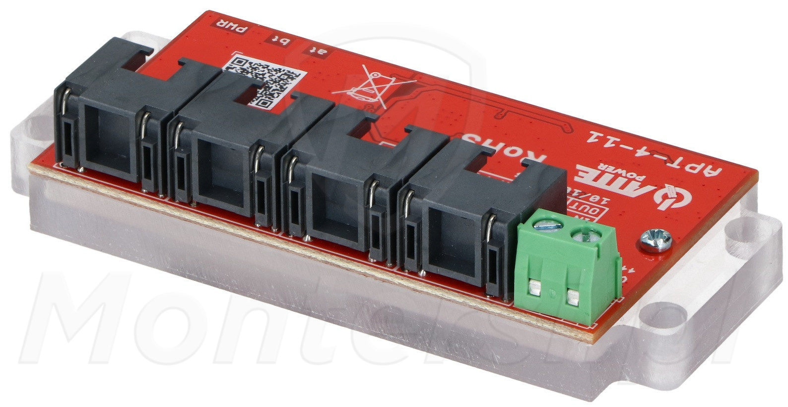 APT-4-11 - Niezarządzalny switch PoE 10/100 Mb/s, ATTE