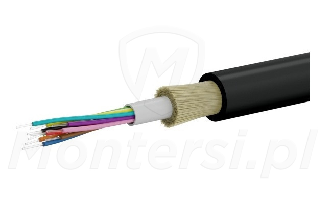 Kabel światłowodowy jednomodowy zewnętrzny(2x6) - A-DQ(ZN)B2Y 12J