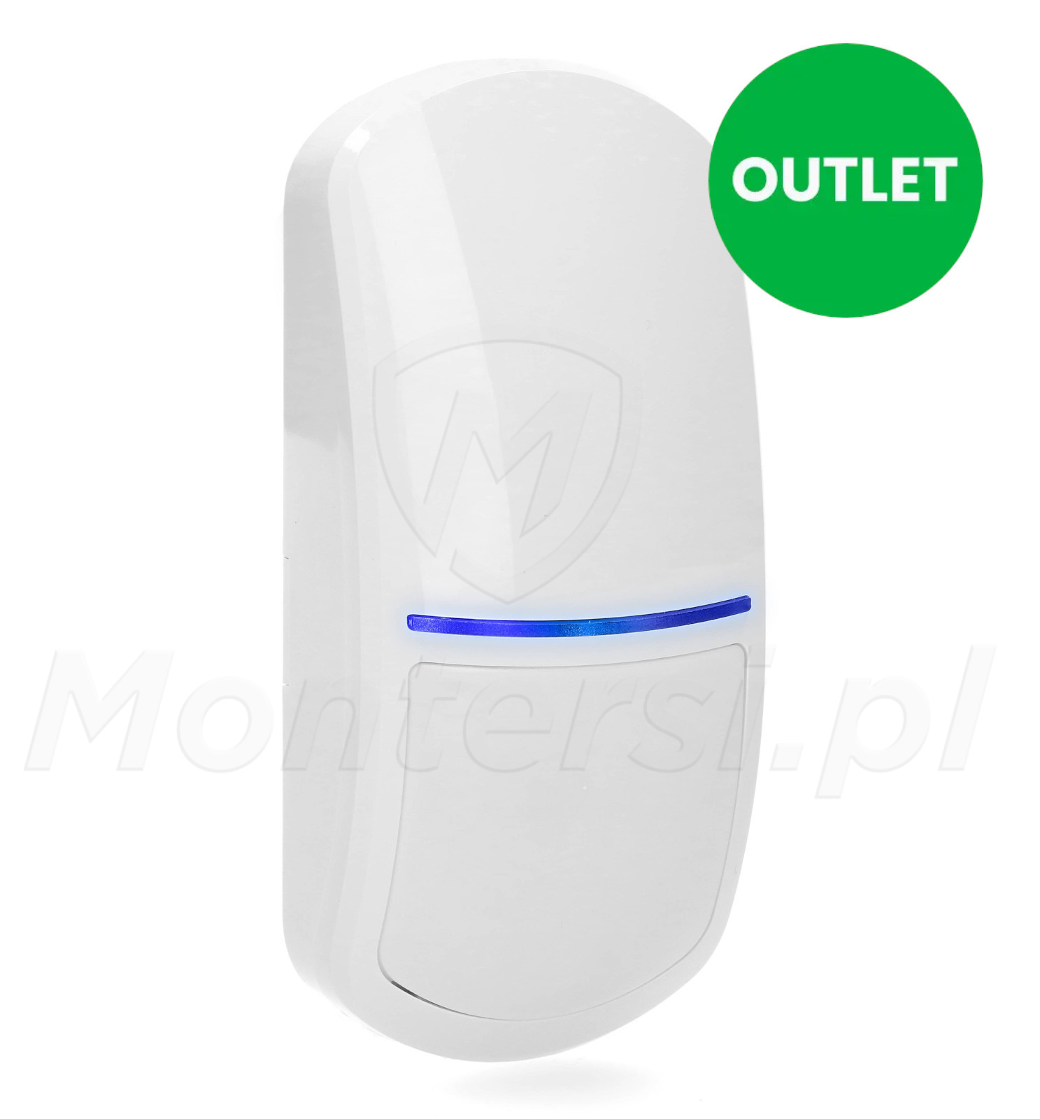 SLIM-PIR-LUNA - Czujka ruchu PIR, Grade 2, oświetlenie LED OUTLET ( Ślady po montażu)