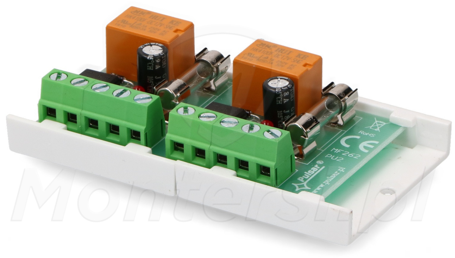 AWZ512 - Moduł przekaźnikowy 2x 30V/1A