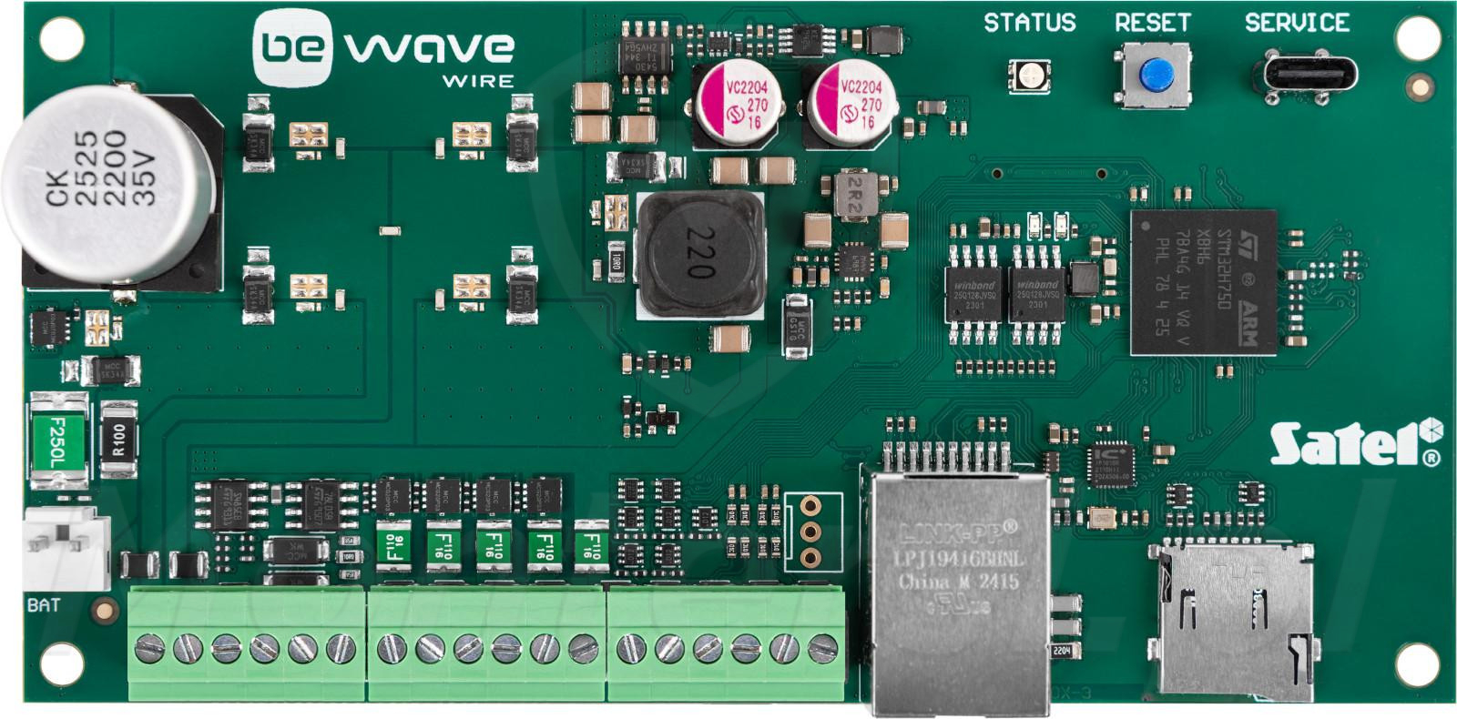 WIRE 128 - Centrala systemu BE WAVE