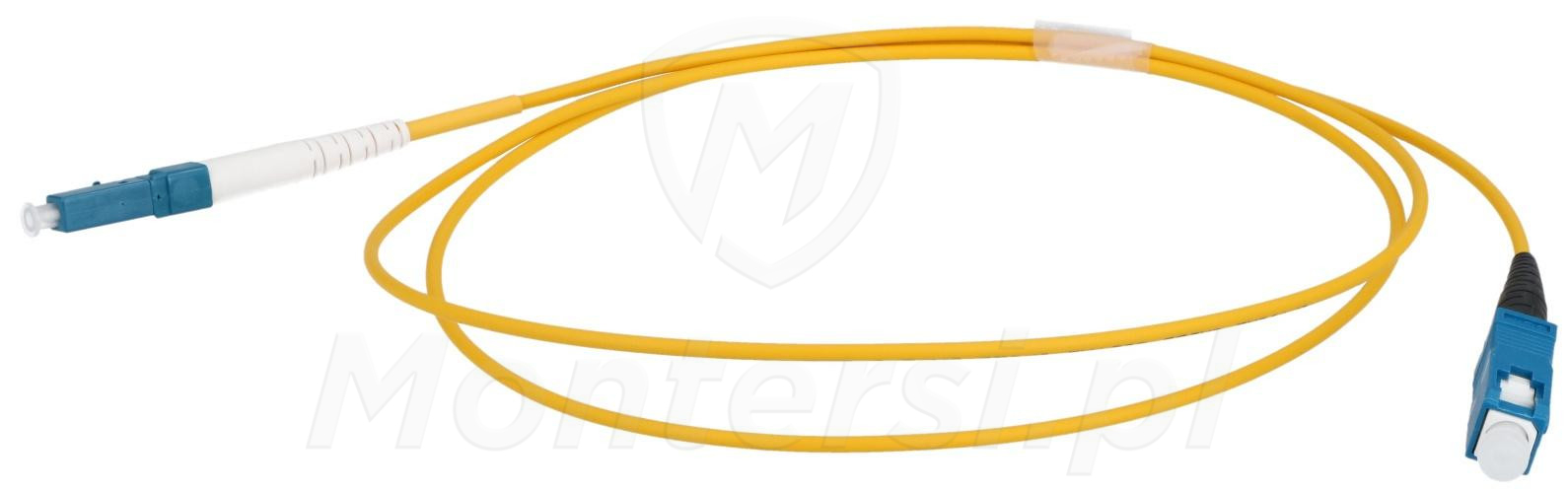Patchcord jednomodowy SC/PC-LC/PC simplex 1m