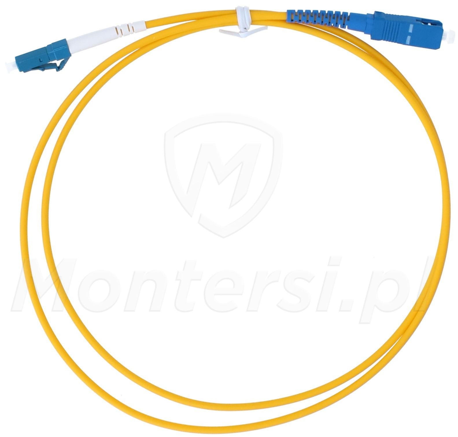 Patchcord jednomodowy SC/UPC - LC/UPC 1m - PC-1372-1