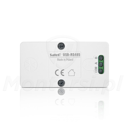 USB-RS485 - tył konwertera