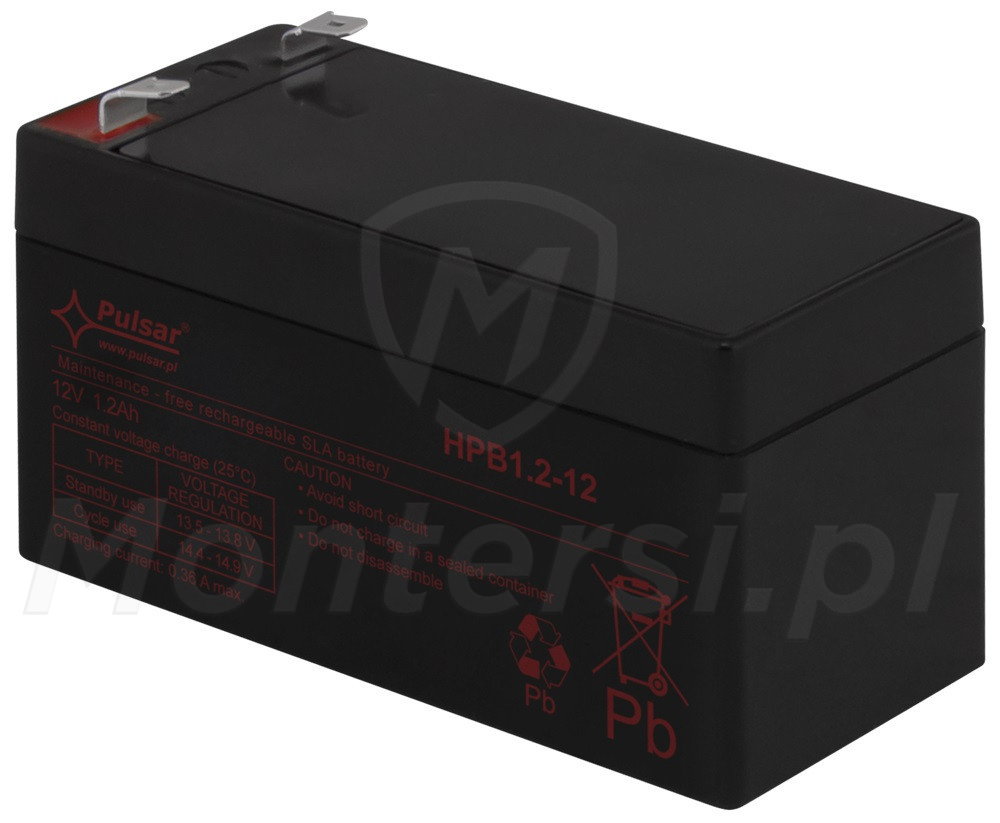 1.2 Ah / 12 V - Akumulator HPB1,2-12