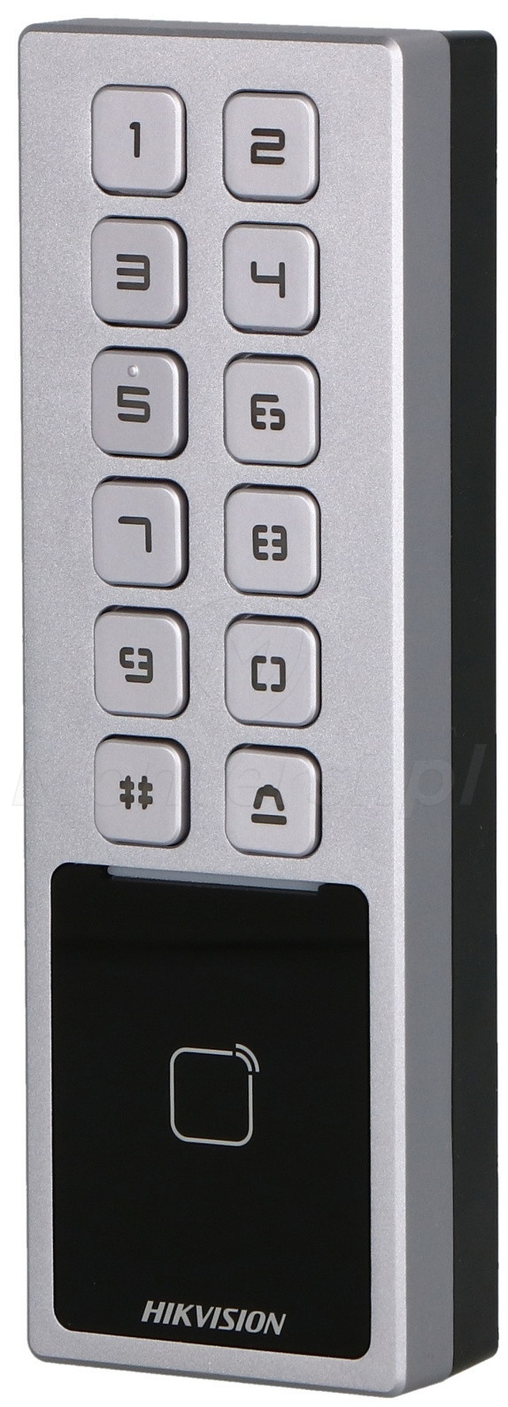DS-K1T805MBWX - Terminal z wbudowaną klawiaturą, Bluetooth, Mifare