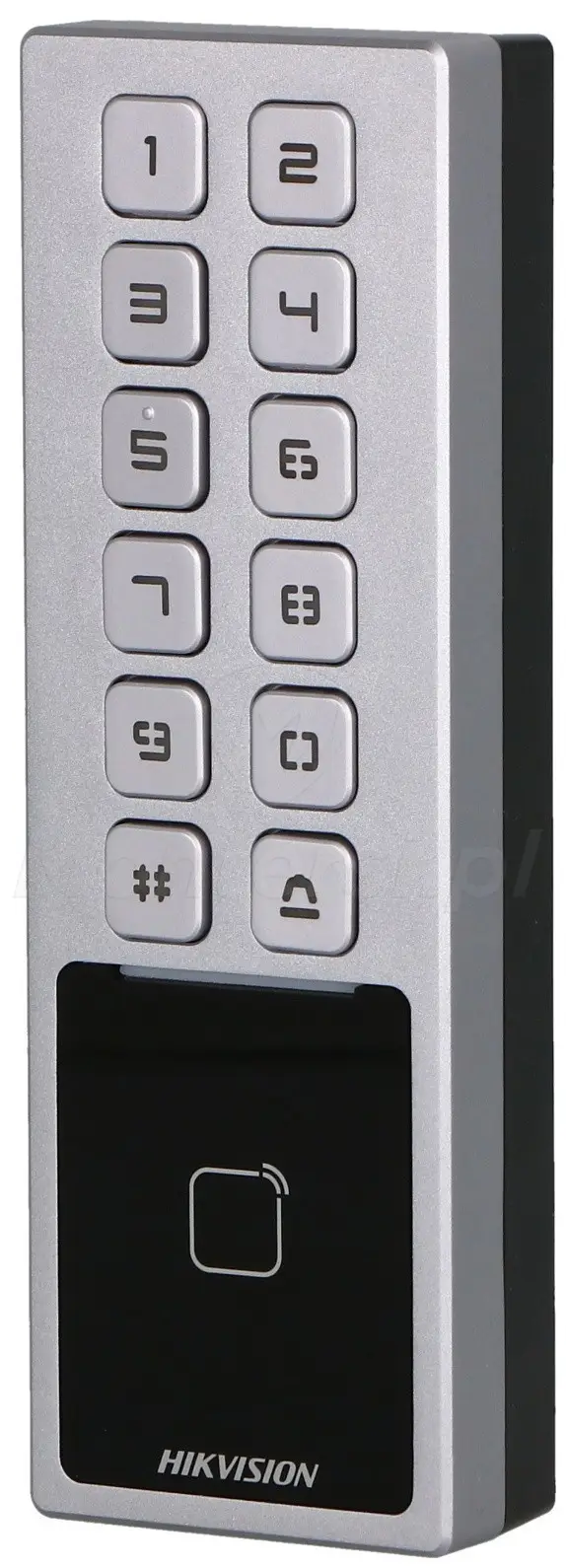 DS-K1T805MBWX - Terminal z wbudowaną klawiaturą, Bluetooth, Mifare