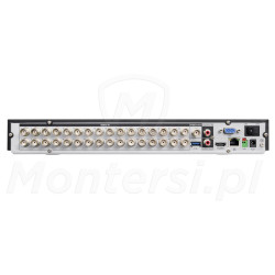 BCS-L-XVR3202-AI - tył rejestratora + porty