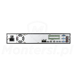 BCS-L-NVR1604-A-8K-Ai2 - tył rejestratora + porty