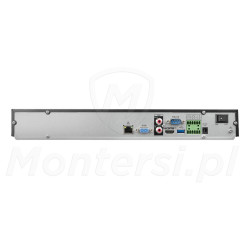 BCS-L-NVR3202-A-8K-Ai3/Pro - tył rejestratora + porty