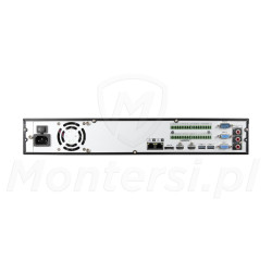 BCS-L-NVR3204-A-8K-Ai2 - tył rejestratora + porty