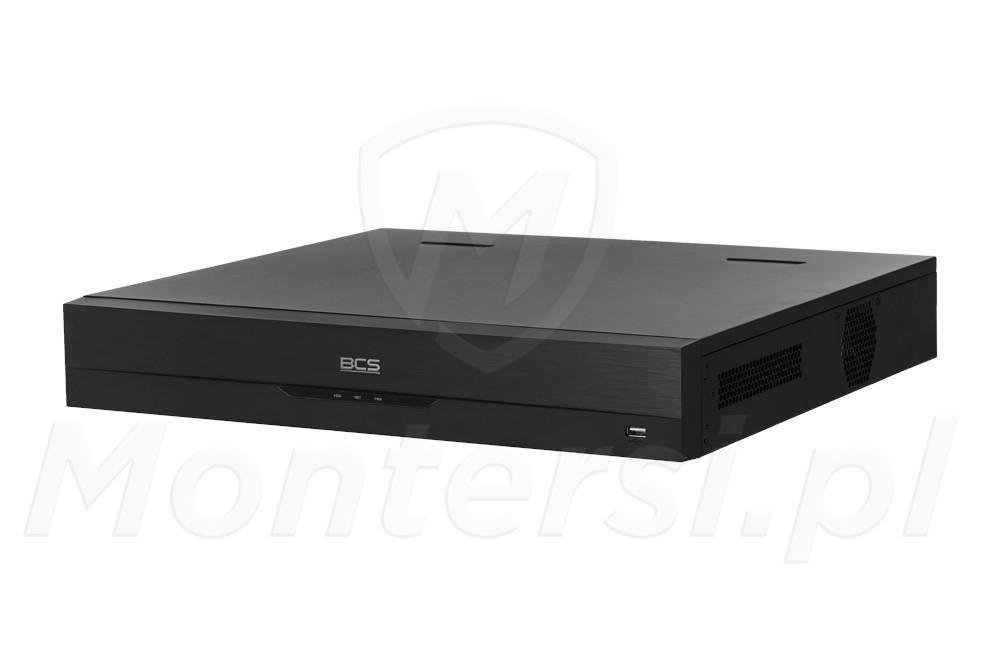BCS-L-NVR1604-A-8K-16P-Ai2 - 16-kanałowy rejestrator IP, 32 Mpx, 448 Mb/s, 200 Mb/s z funkcjami Ai