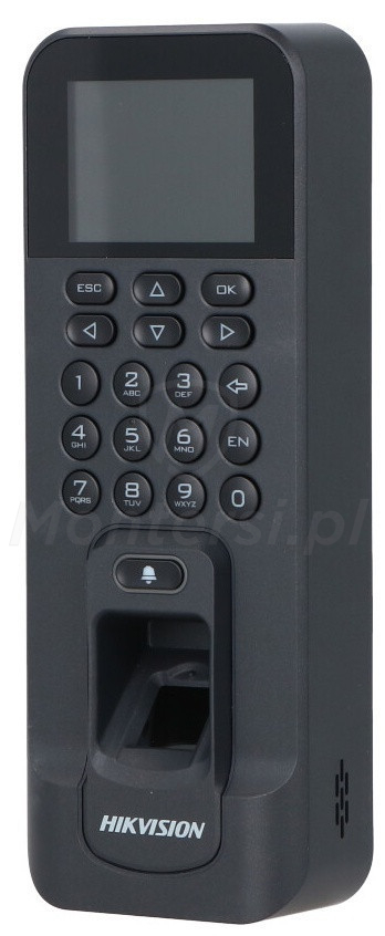 DS-K1T804AMF - Zamek szyfrowy, Mifare 13.56, odcisk palca