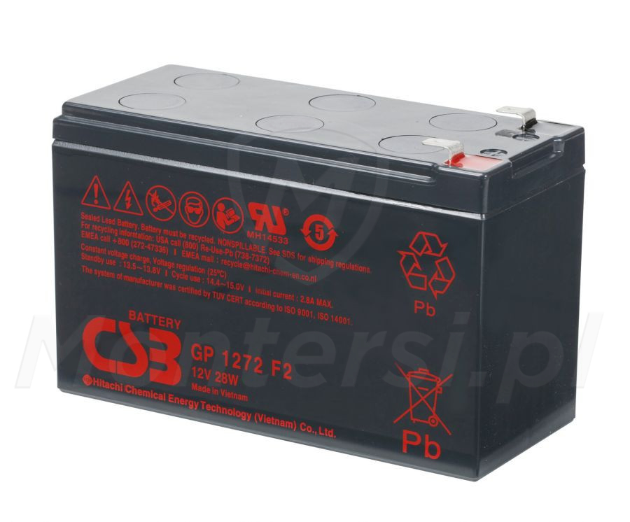 7.2 Ah / 12 V - Akumulator SB GP1272F2