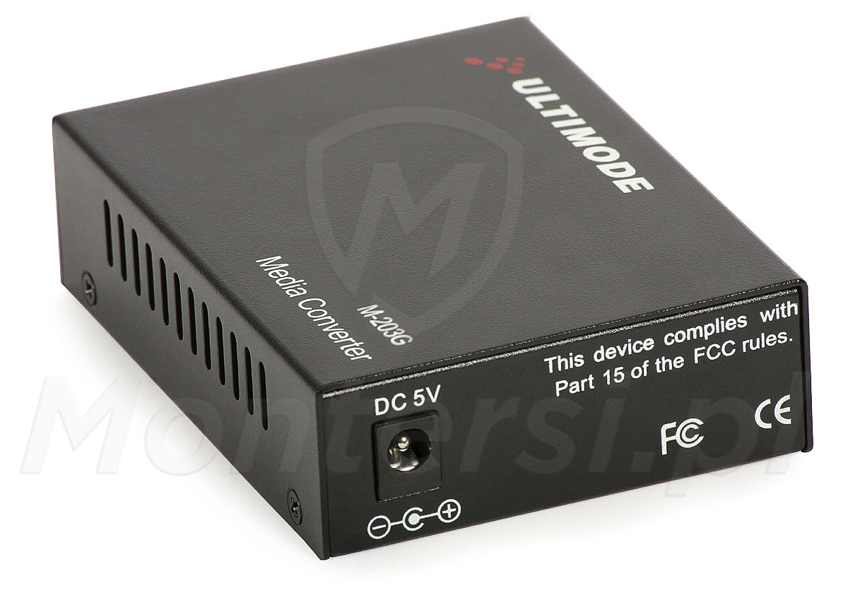 M-203G - Media konwerter UTP - jednomodowy