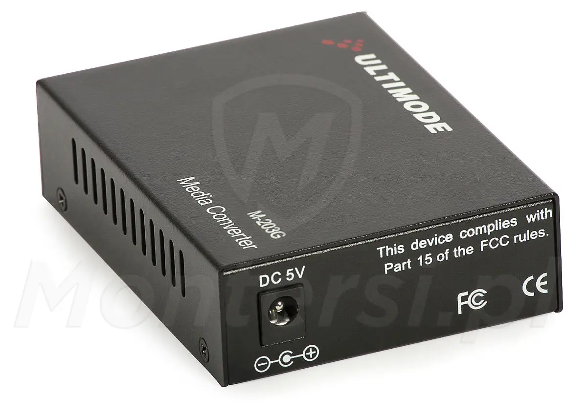 M-203G - Media konwerter UTP - jednomodowy