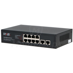 PIX-POE8AT-2FE-PS-3S - przód switcha PoE