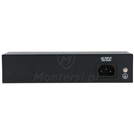 PIX-POE8AT-2FE-PS-3S - tył switcha PoE
