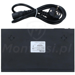 PIX-POE8AT-2FE-PS-3S - dół switcha PoE + kabel