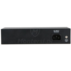 PIX-POE4AT-2FE-PS-3S - tył switcha PoE