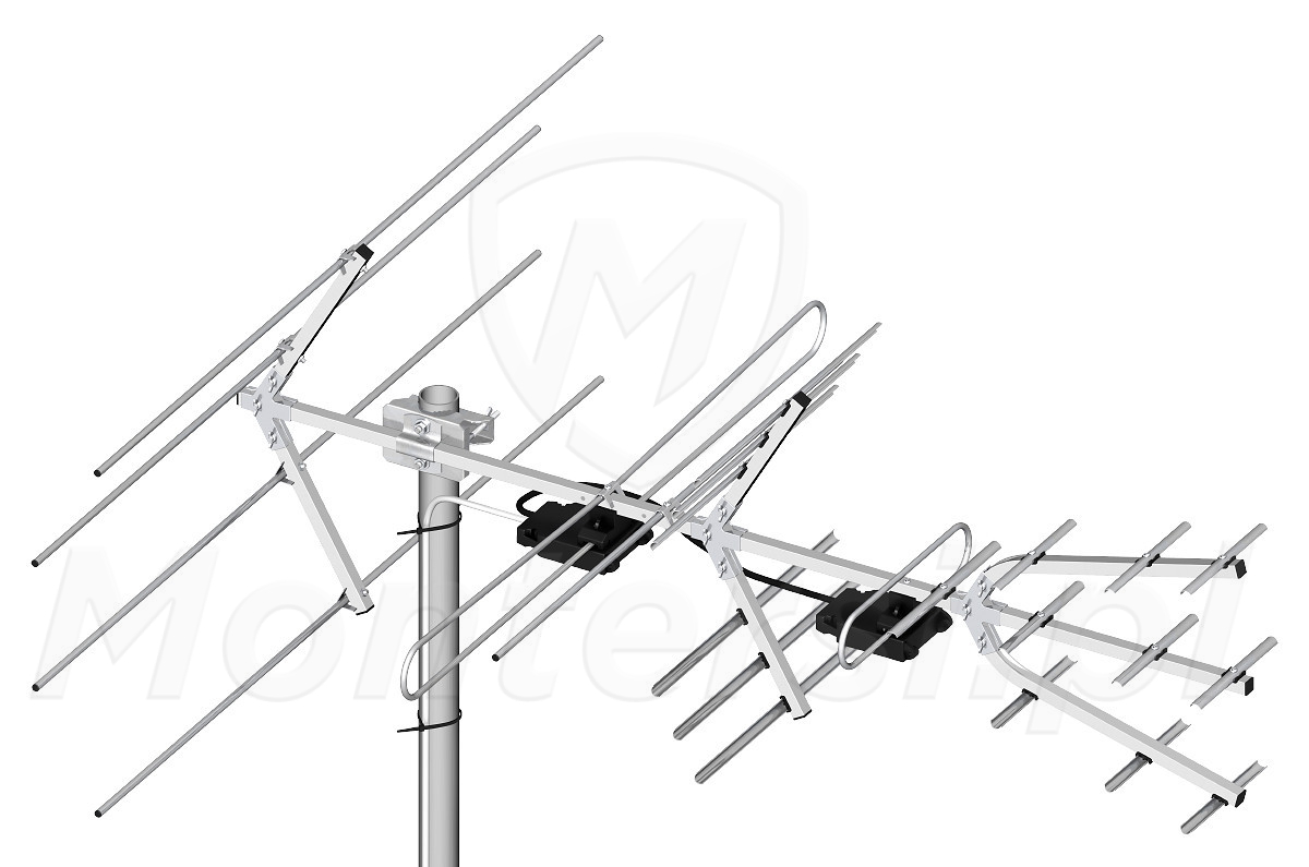 28/5-12/21-48 -  Zestaw antenowy z polaryzacją H/V DVB-T/T2