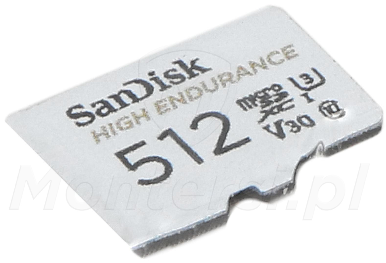 SanDisk High Endurance 512 GB - Karta SDXC High Endurance 512 GB