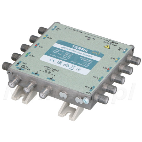srm-523-multiswitch-przelotowy-z-aktywnym-torem-tv-dscr-unicable-bez-zasilacza
