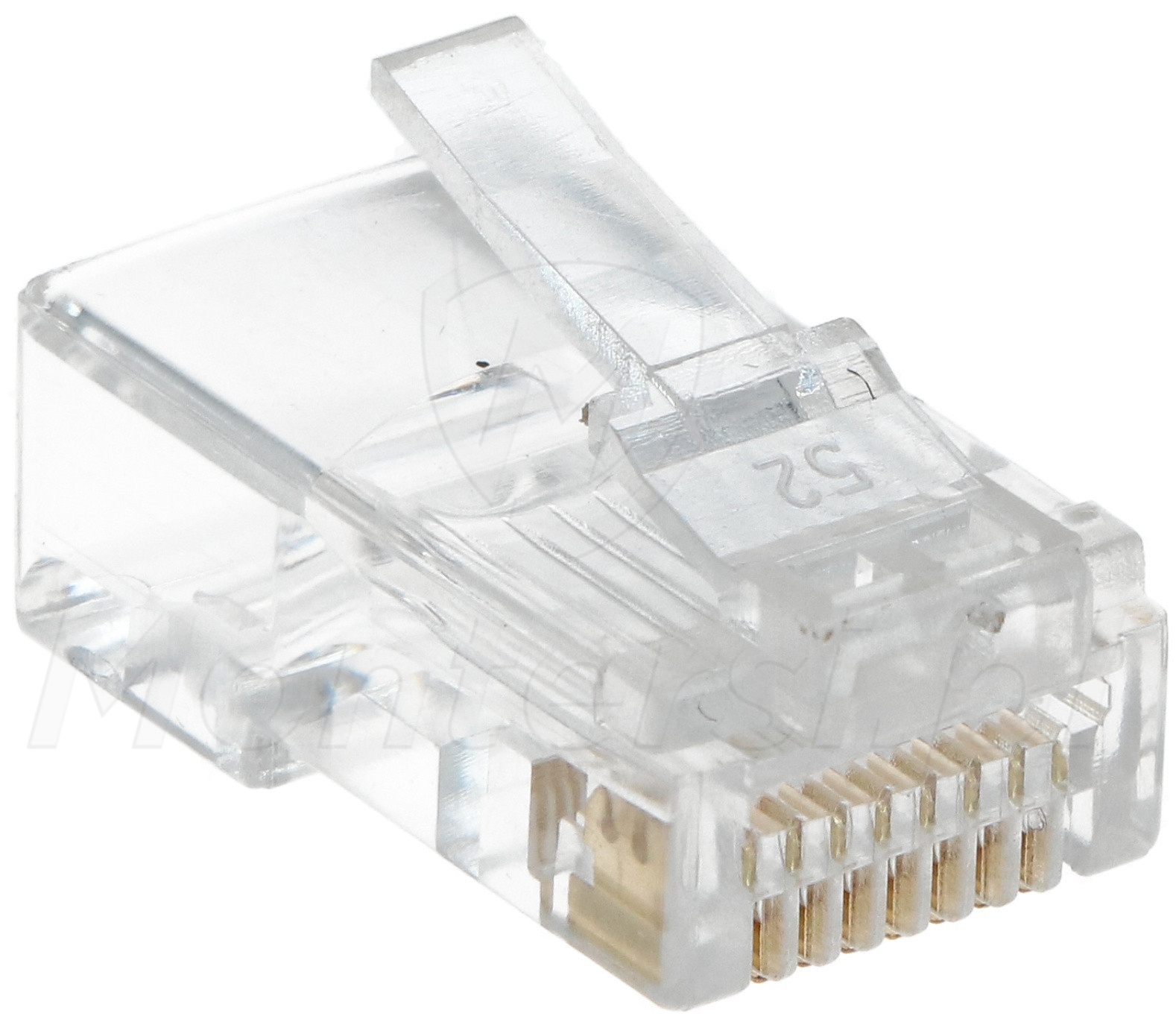 Wtyk Rj 45 RJ45T - Wtyk RJ45T z przelotem