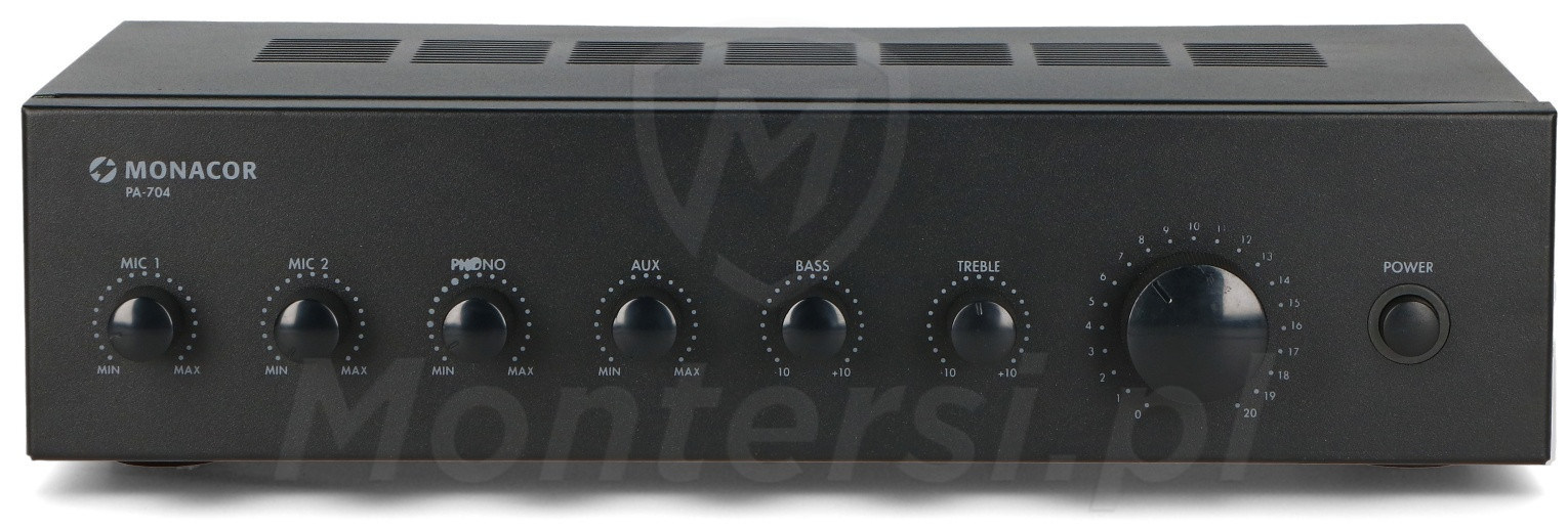 PA-704 - Wzmacniacz miksujący, 35 W