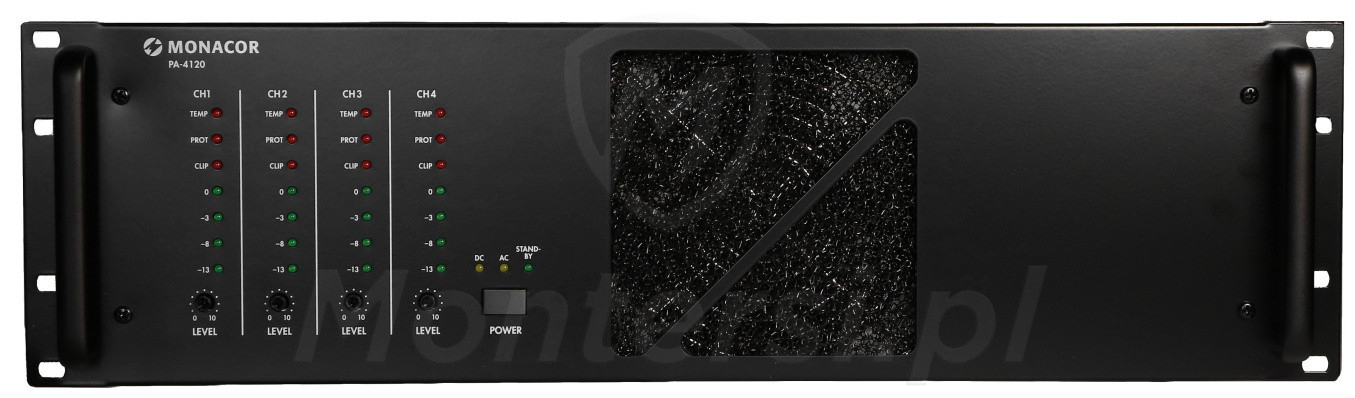 PA-4120 - Wzmacniacz mocy 4x120W, 100V, 4, 21, 41, 83 Ohm
