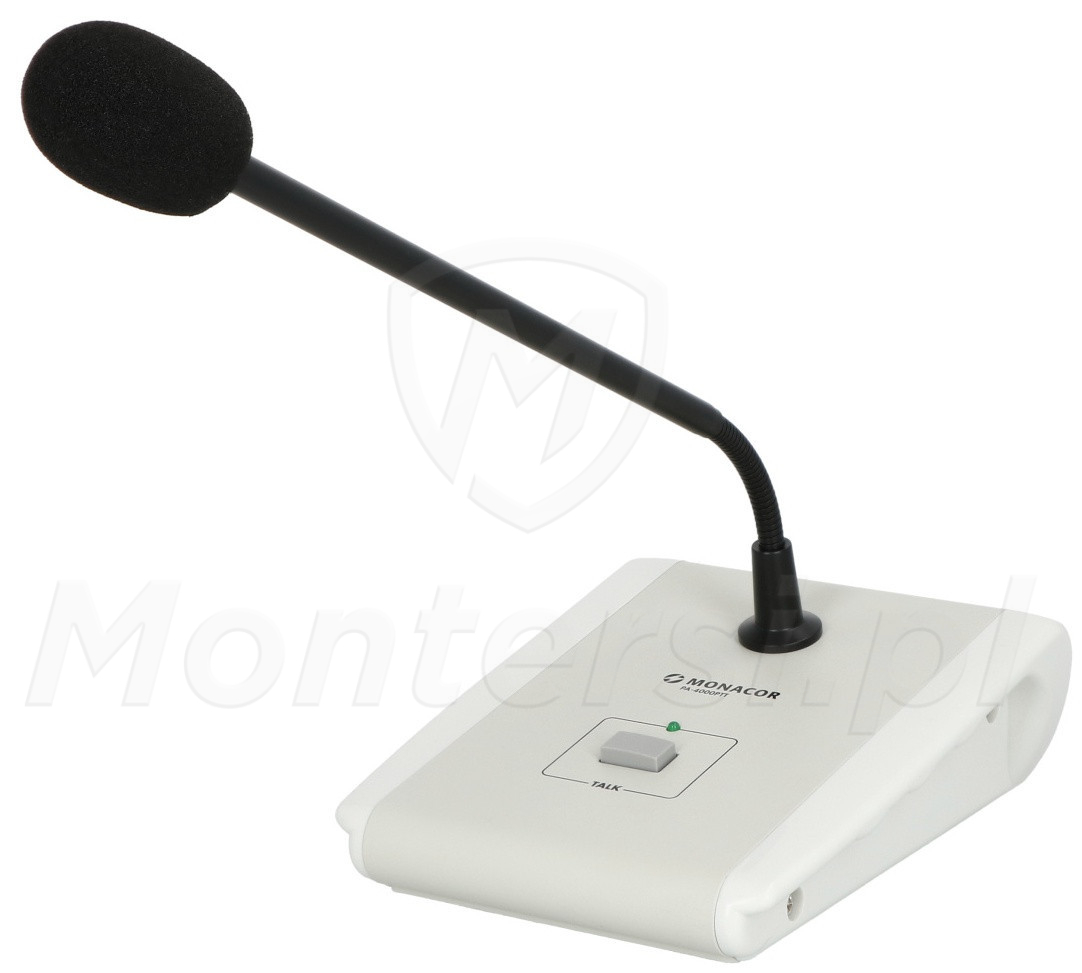 PA-4000PTT - Mikrofon pulpitowy PA (push-to-talk)