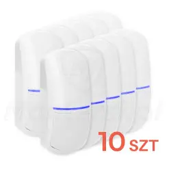 Zestaw 10 czujek ruchu...