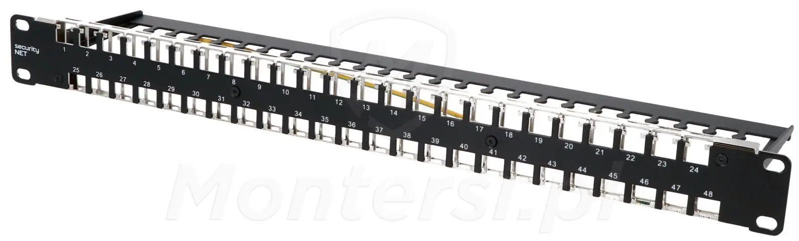 CCAS-PAEM-48 - Patch panel niewyposażony 19 cali 1U 48 portów