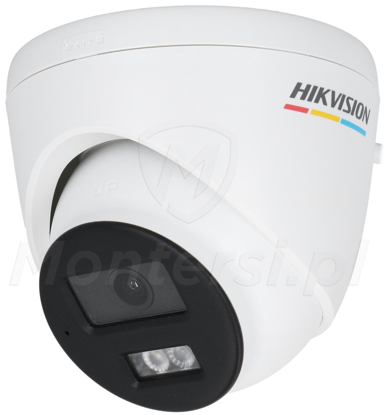 DS-2CD1347G3-LIU(2.8mm) - Kopułkowa kamera IP, 4 Mpx, IR+LED, Mikrofon