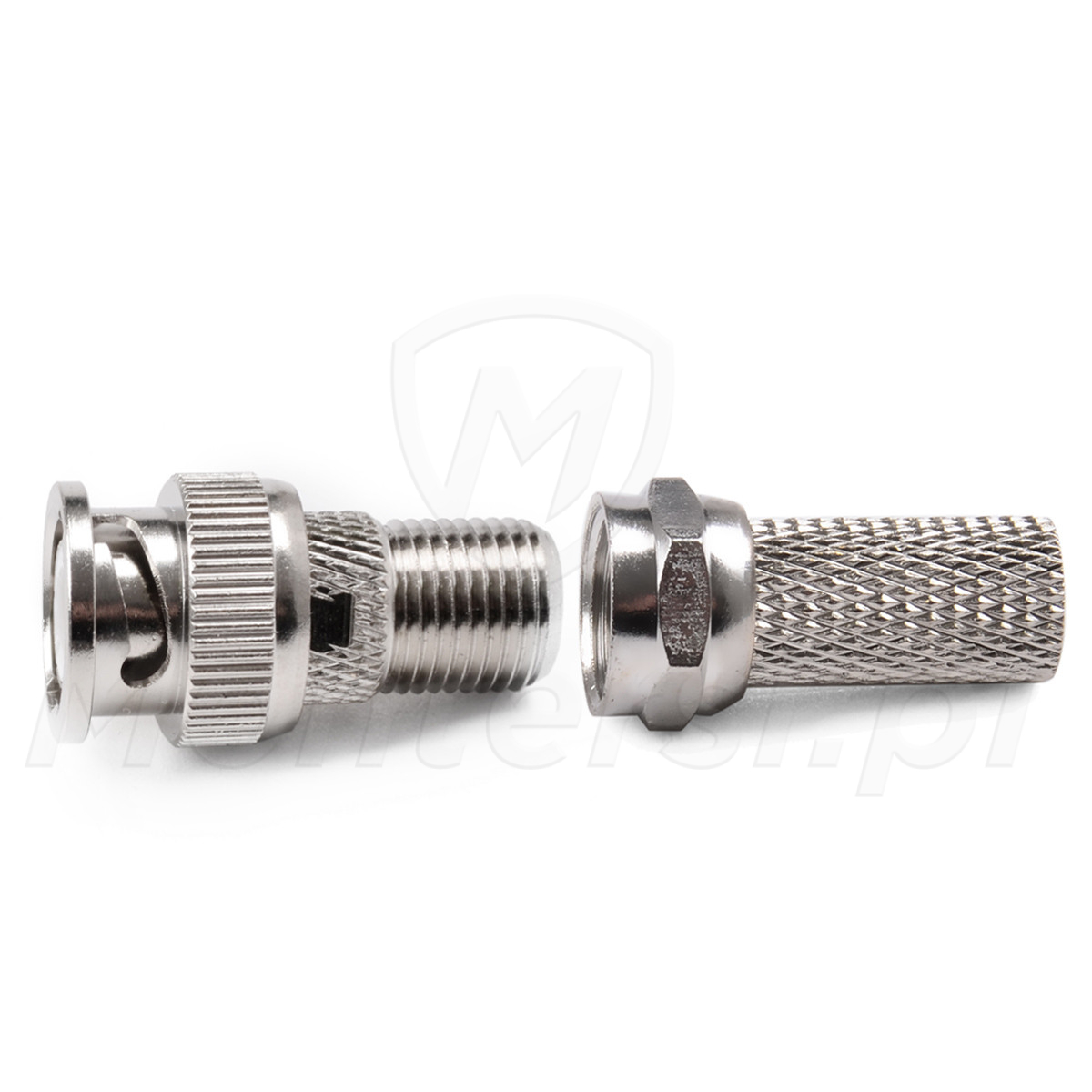 Wtyk BNC-F / wtyk F 22 mm