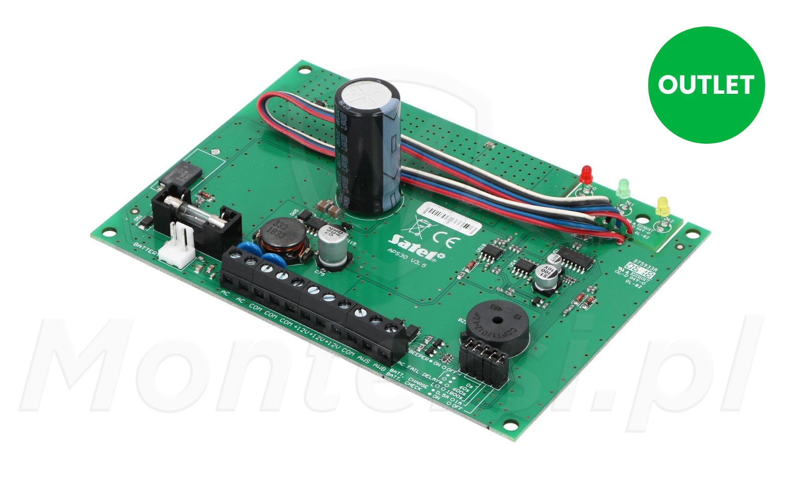 APS-30 - Impulsowy zasilacz buforowy 12V/3A OUTLET ( sama elektronika )