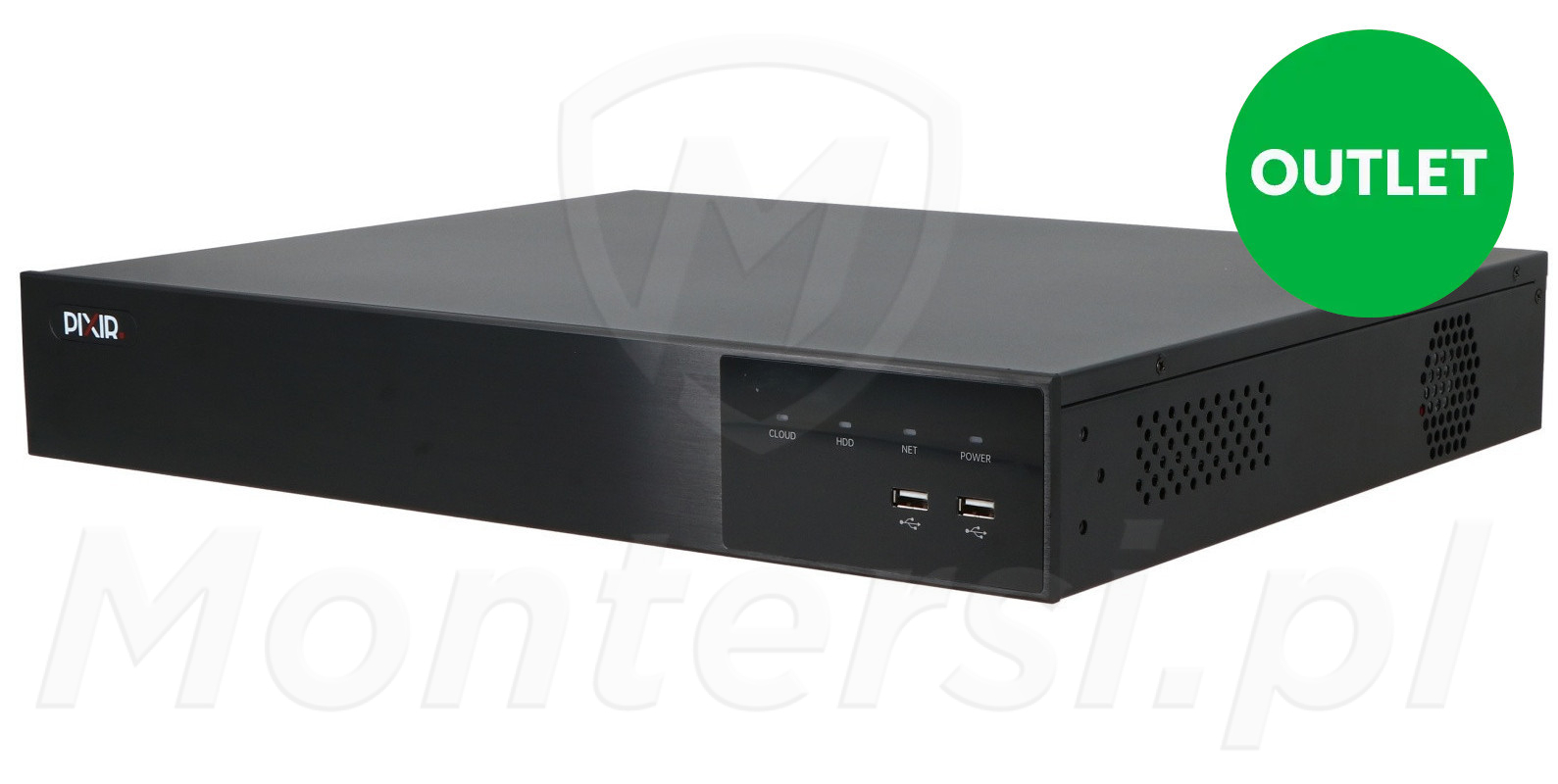PIX-NVR3204A - 32-kanałowy rejestrator IP, 12 Mpx, 320 Mb/s, H.265 OUTLET ( zarysowania )