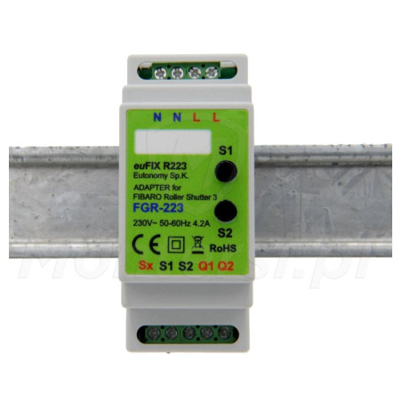 eufix-r223-adapter-din-fibaro-roller-shutter
