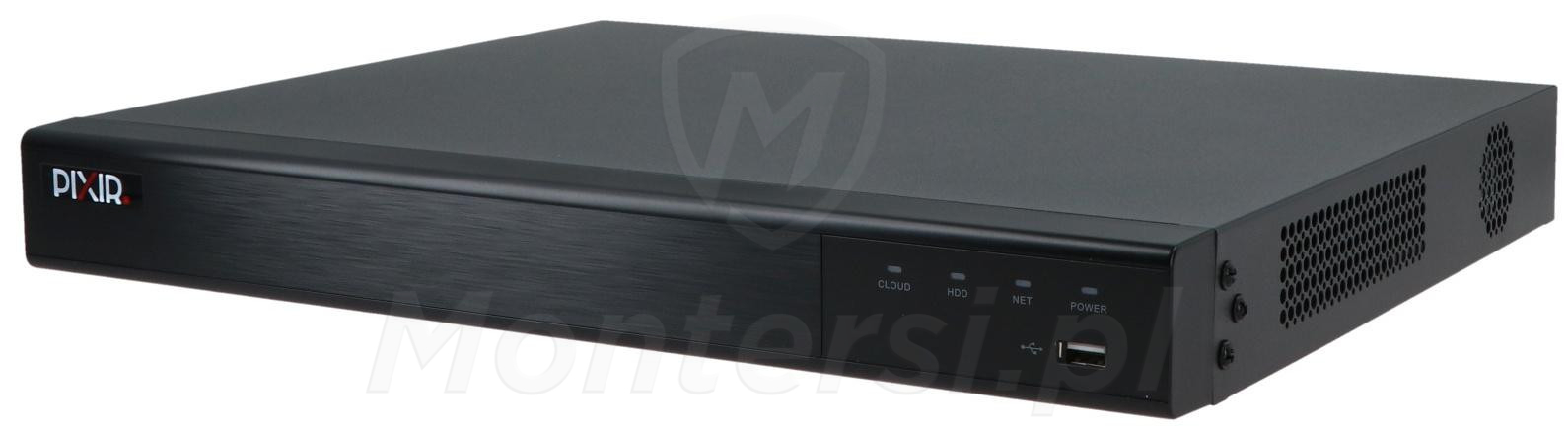 PIX-NVR1602A-II - 16-kanałowy rejestrator IP, 12 Mpx, 160 Mb/s, H.265
