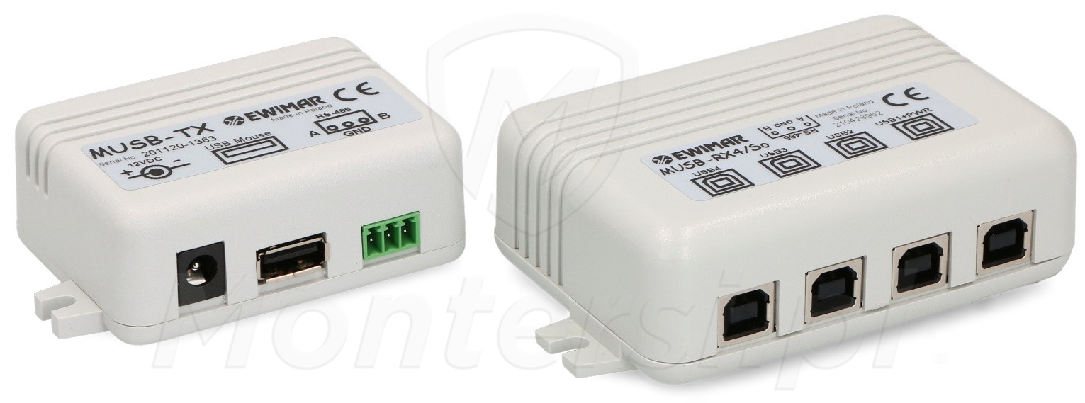 MUSB-4/1/So - Zestaw przedłużacza myszy USB