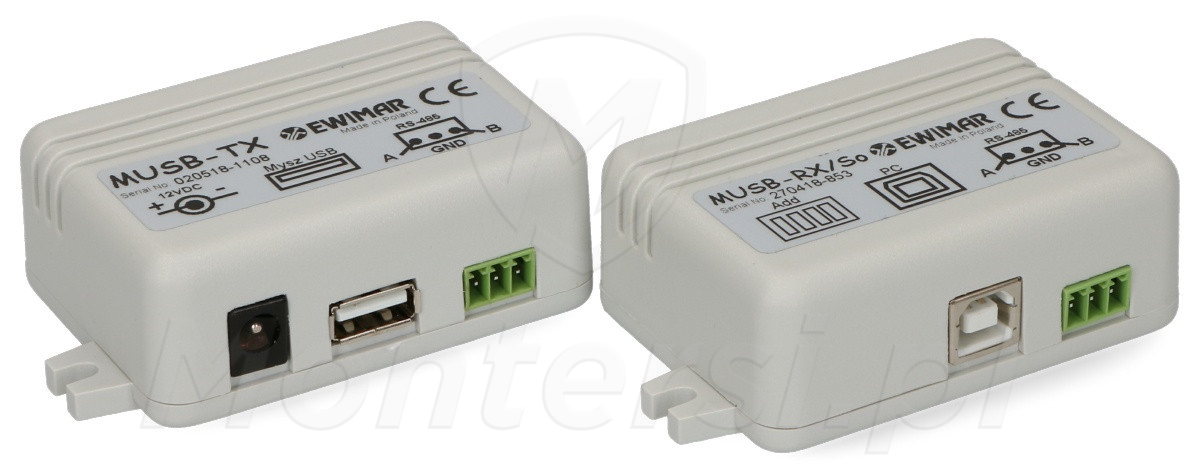 MUSB-1/1 - Zestaw przedłużacza myszy USB