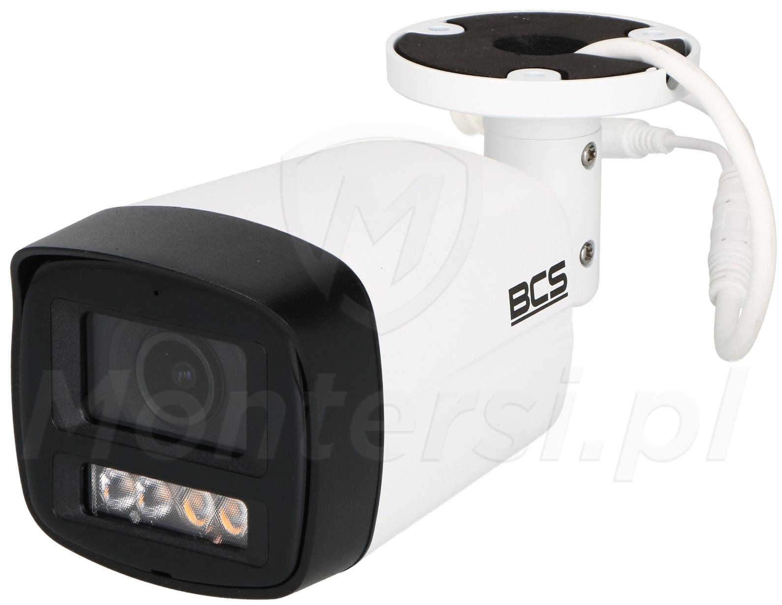 BCS-L-TIP28FCL5P-Ai1 - Tubowa kamera IP, 8 Mpx, LED, Mikrofon, NightColor