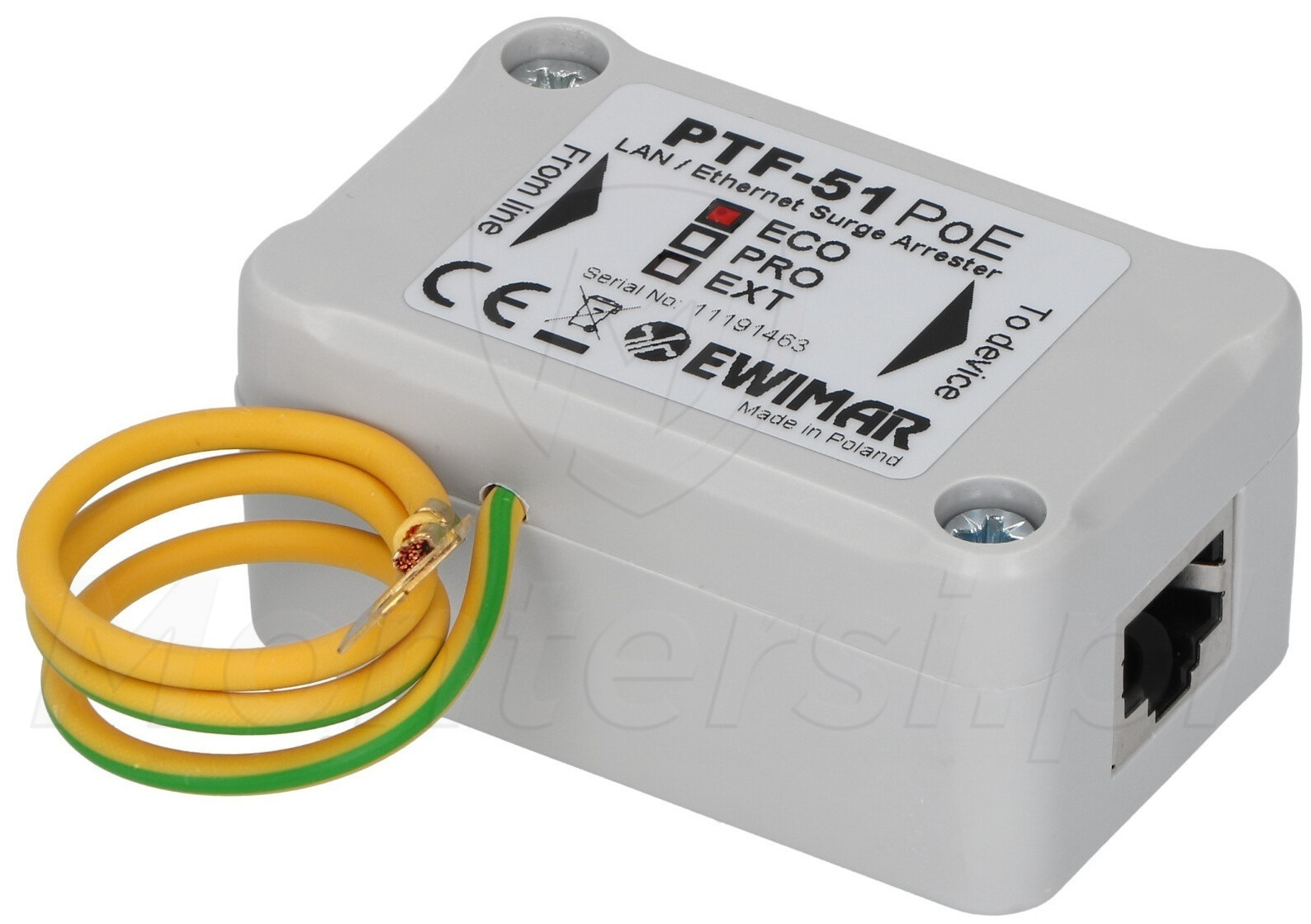 PTF-51-ECO/PoE/DIN - Zabezpieczenie przeciwprzepięciowe, DIN