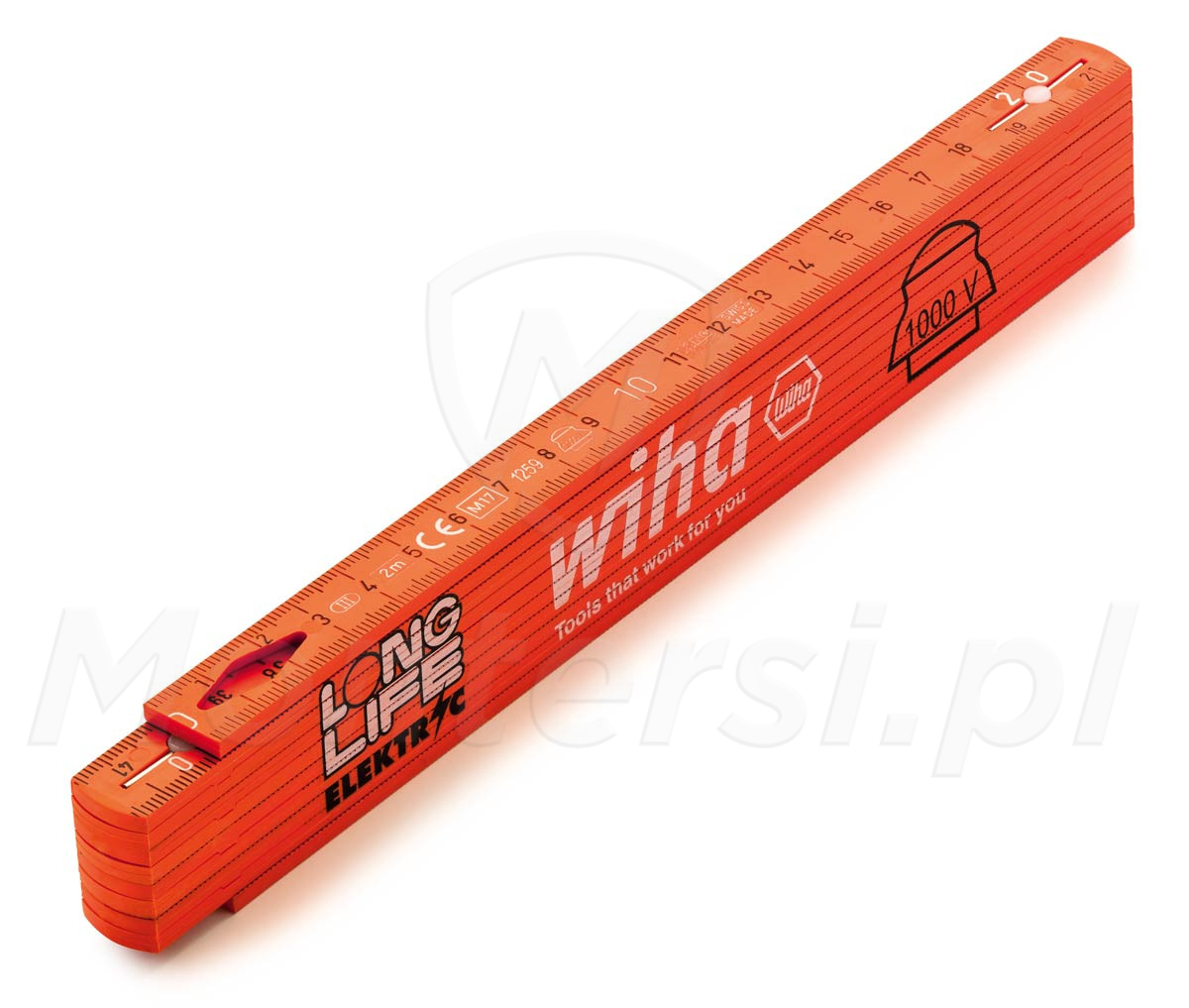 WIHA 42068 - Miara składana Longlife electric 2m, metryczna, 10 członów