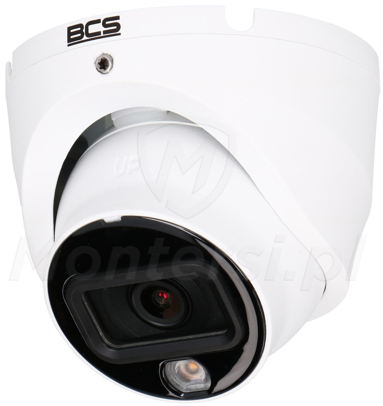 BCS-L-EIP18FCR3L3-Ai - Kopułkowa kamera IP, 8 Mpx, IR+LED, Mikrofon