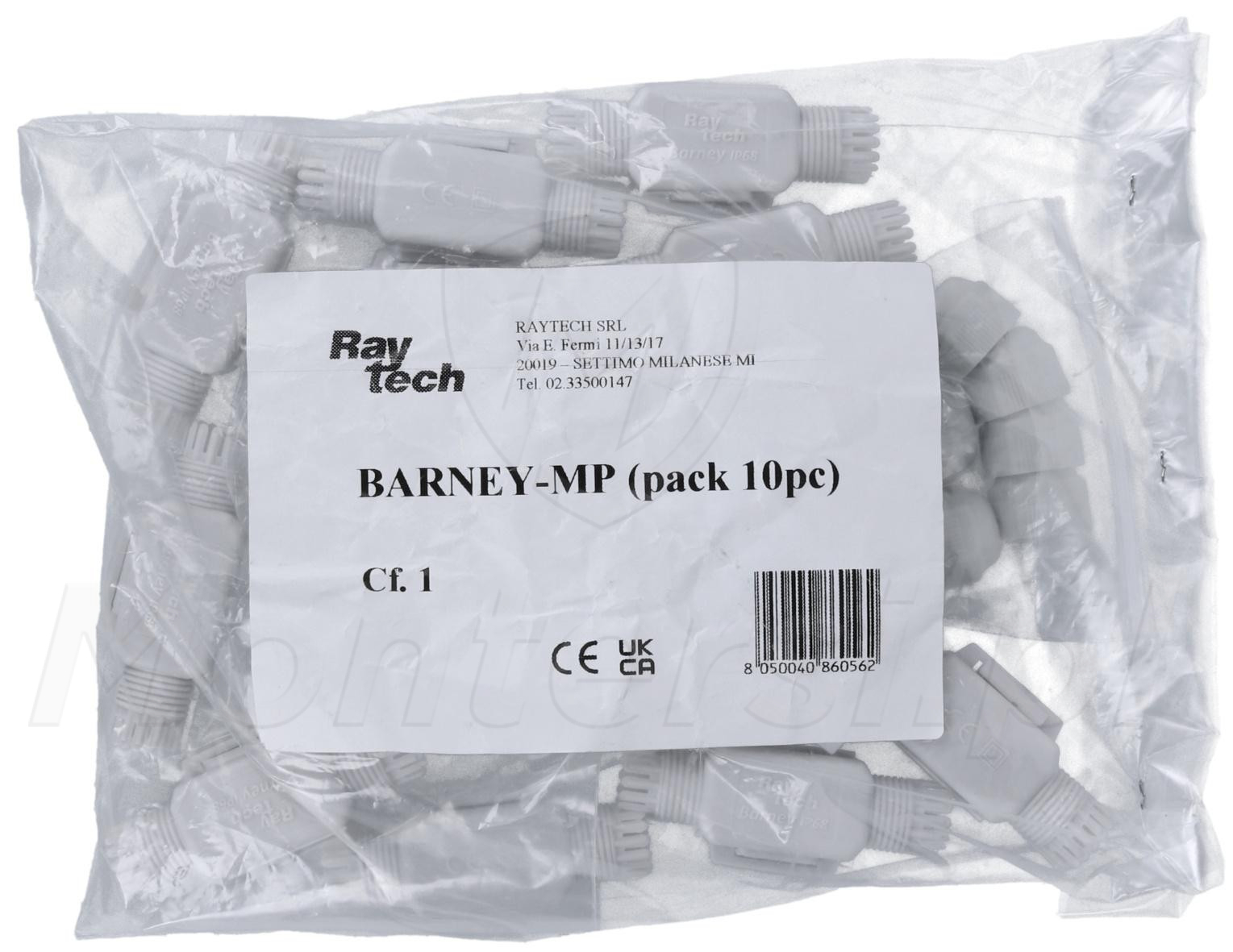 GELBOX BARNEY-MP - Hermetyczna mufa przelotowa, żel uszczelniający, opakowanie 10 szt.