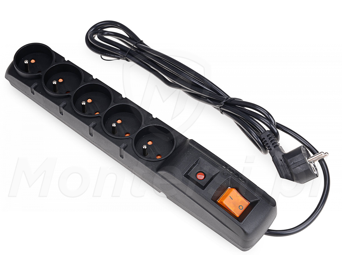 ACAR F5 3M - Listwa zasilająca 230V, 2300W, 3m