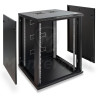 PIX-R19W-15U-600-B - Szafa wisząca 15U 600 mm, blacha 1,2 mm