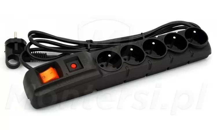 ACAR F5 5M - Listwa zasilająca 230V, 2300W, 5m